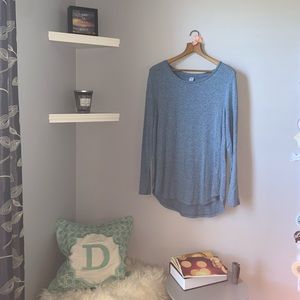 BLUE LONG SLEEVE SHIRT